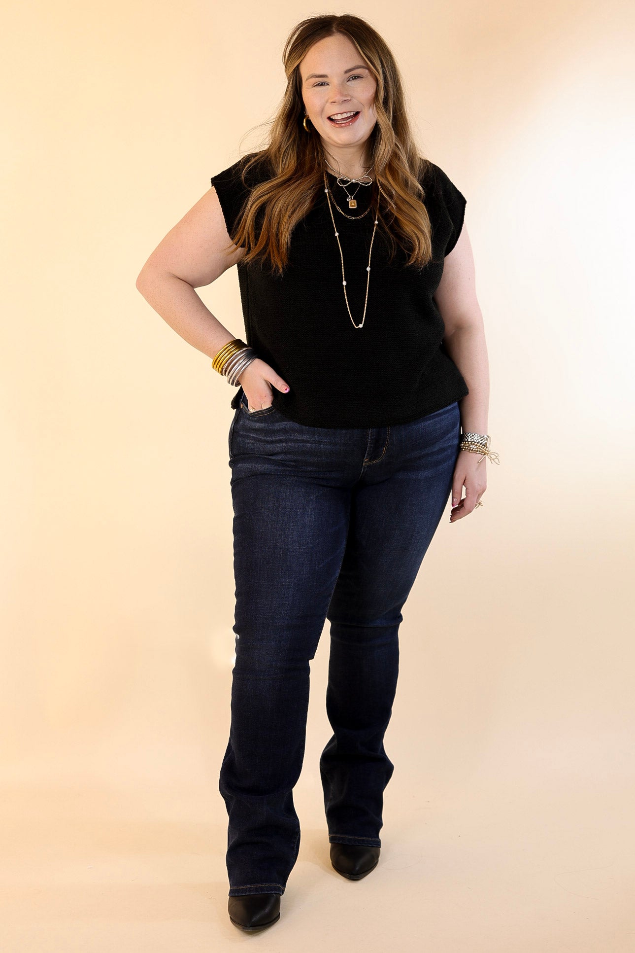 Judy Blue | Premium Bootcut Jeans - Ultimate Dark Wash Staple