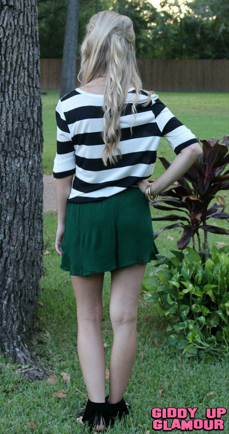 Ultimate Game Day Top | Stripe A Pose Baylor Leopard Print Design