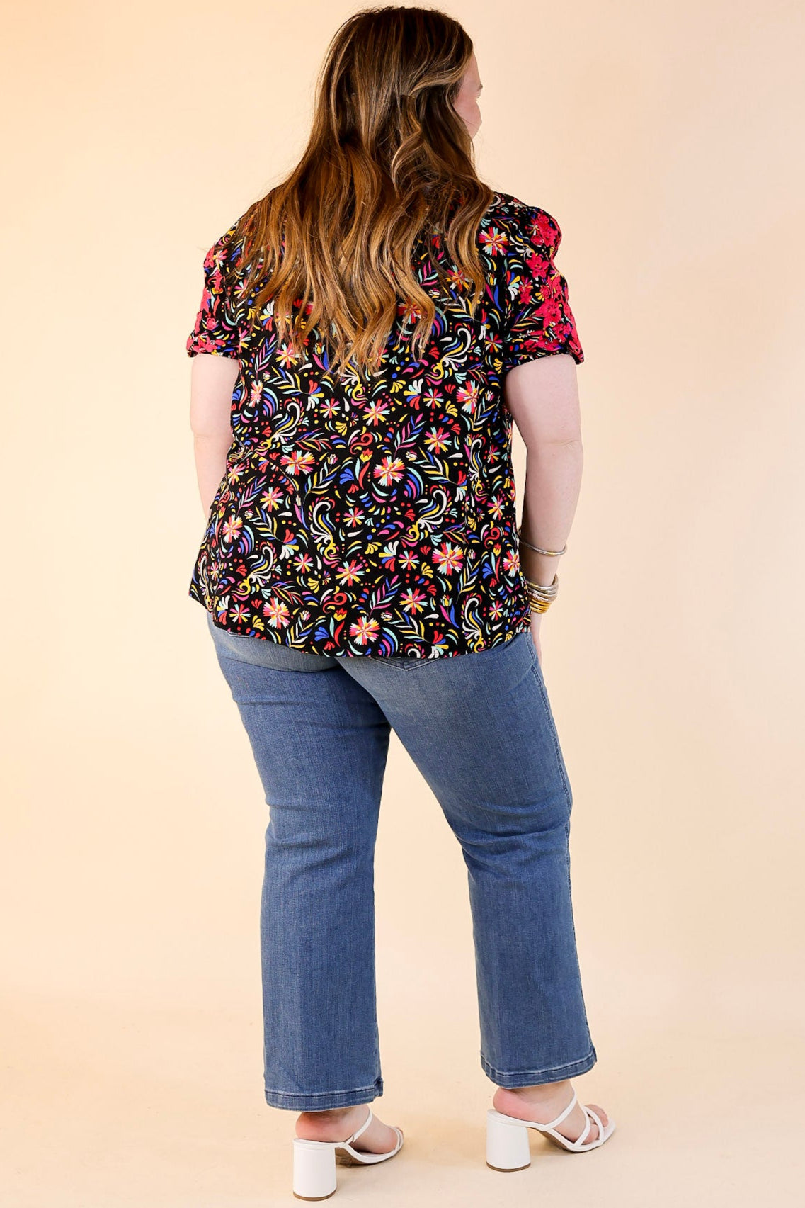 Premium Vivid Vibes Multicolor Patterned Top - Bold & Feminine Style