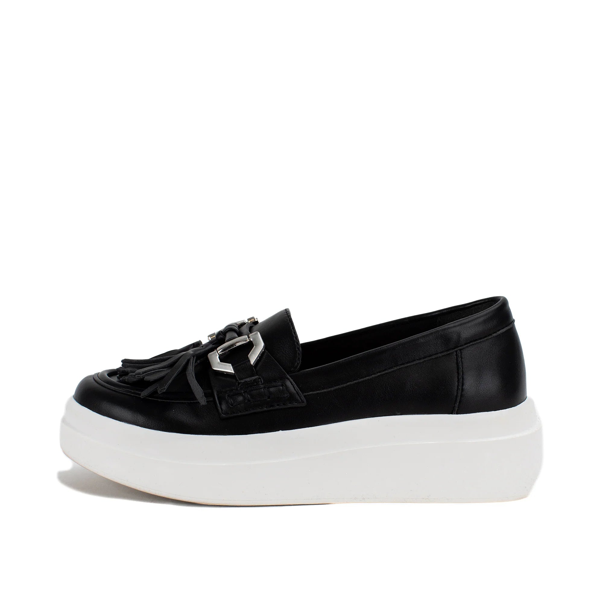 Premium Erina Loafer Sneaker - Sleek Black Design