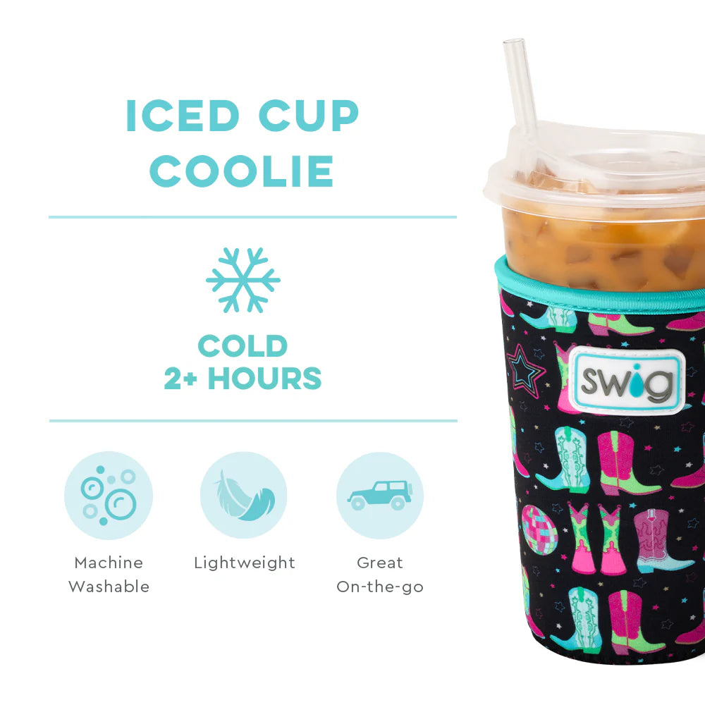 Swig | Premium Disco Cowgirl Iced Cup Coolie - Ultimate Drink Companion
