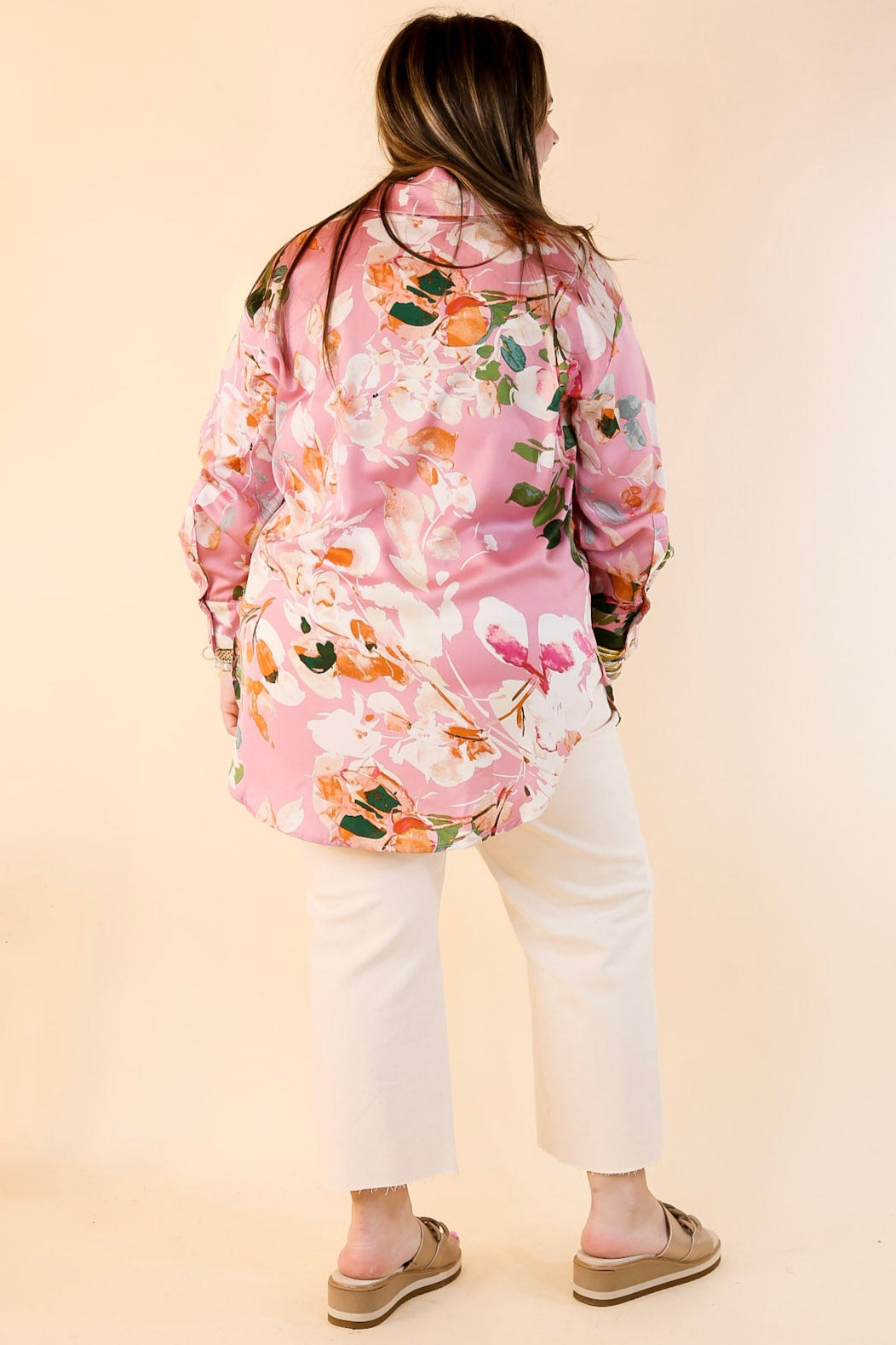 Premium Floral Print Long Sleeve Button-Up Top - Ultimate Spring & Summer Style