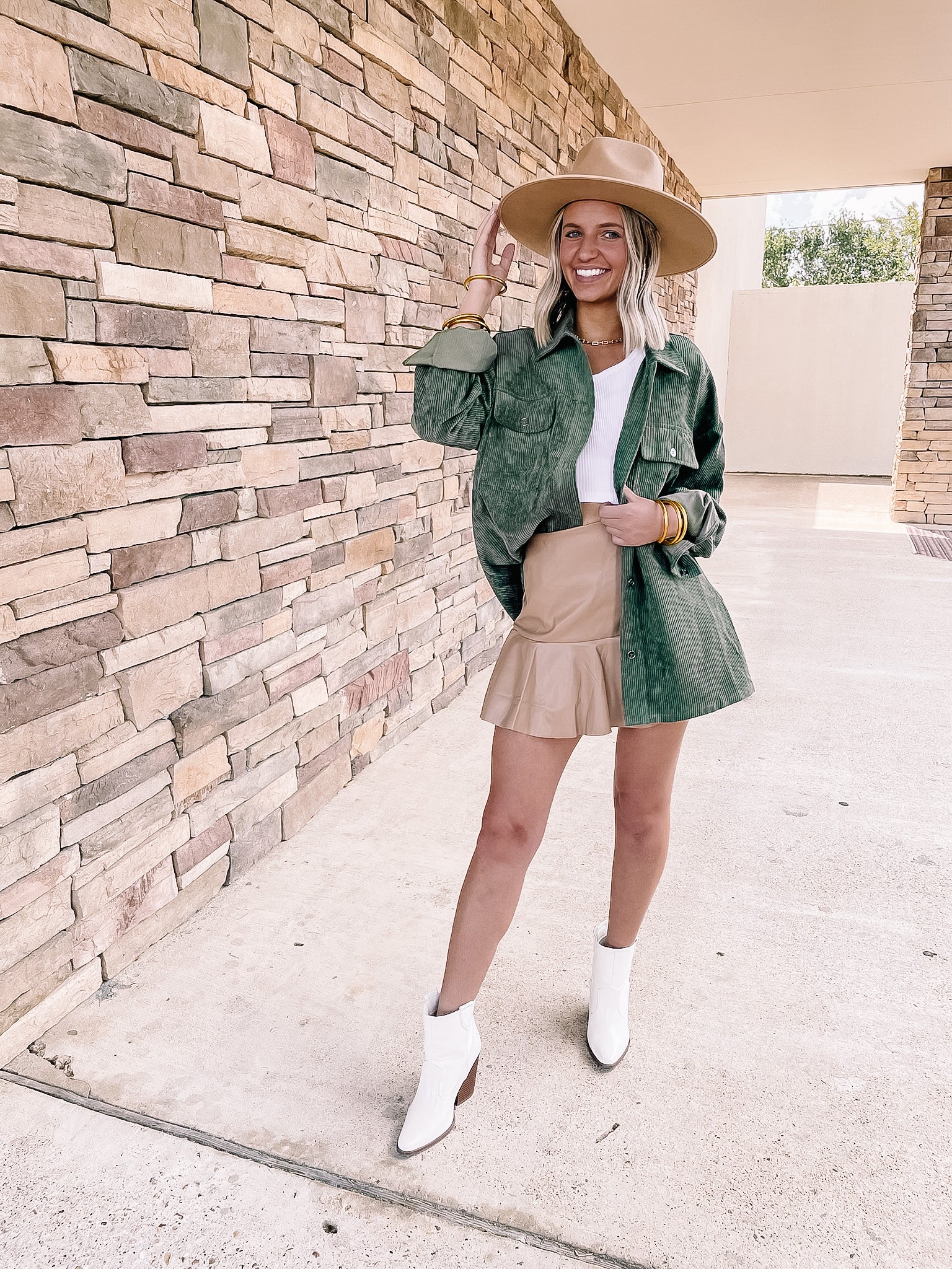 Premium Olive Green Corduroy Shacket - Ultimate Style Upgrade