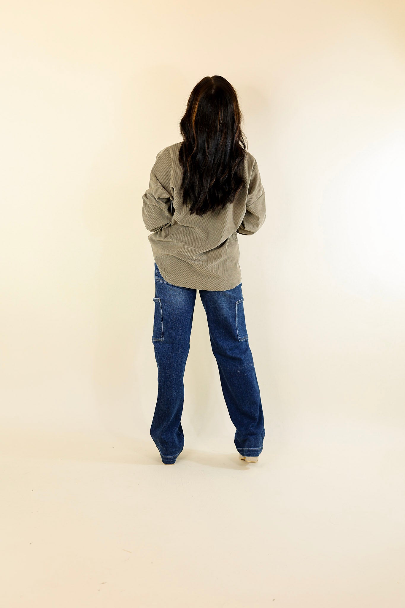 Premium Olive Green Corduroy Shacket – Ultimate Comfort & Style
